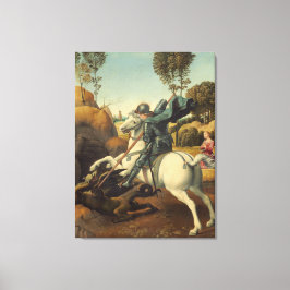 Saint George und der Dragon Raphael Leinwanddruck