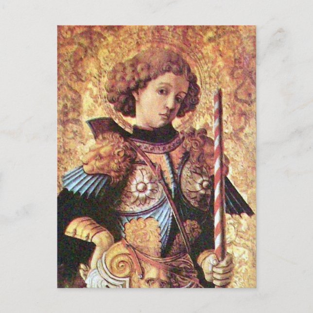 SAINT GEORGE UND DRAGON POSTKARTE (Vorderseite)