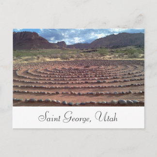 Saint George, Utah Postkarte