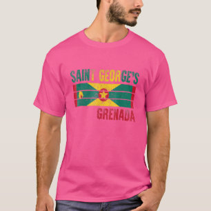 Saint George's Grenada-Flagge Männer Frauen Kinder T-Shirt