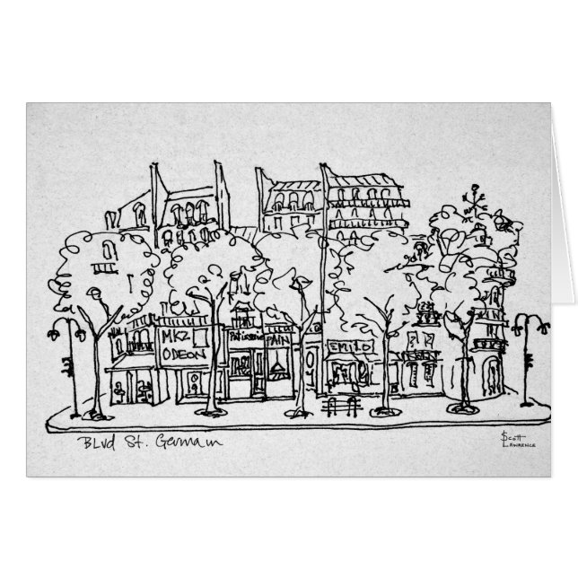 Saint-Germain-des-Prés| Paris, France (Devant horizontal)