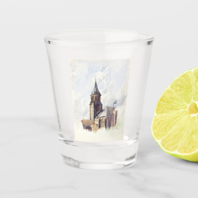 Saint Germain des Prés Paris Schnapsglas (Vorderseite)