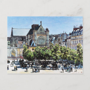 Saint Germain l'Auxerrois Claude Monet Postkarte