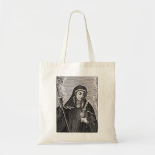 Saint Gertrude, der Mystiker der großen deutschen  Tragetasche