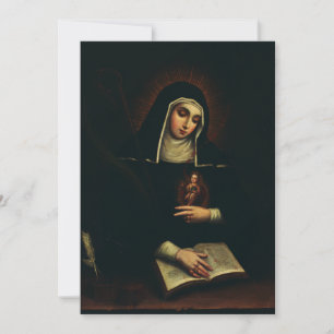 Saint Gertrude the Great German Benedicine Einladung