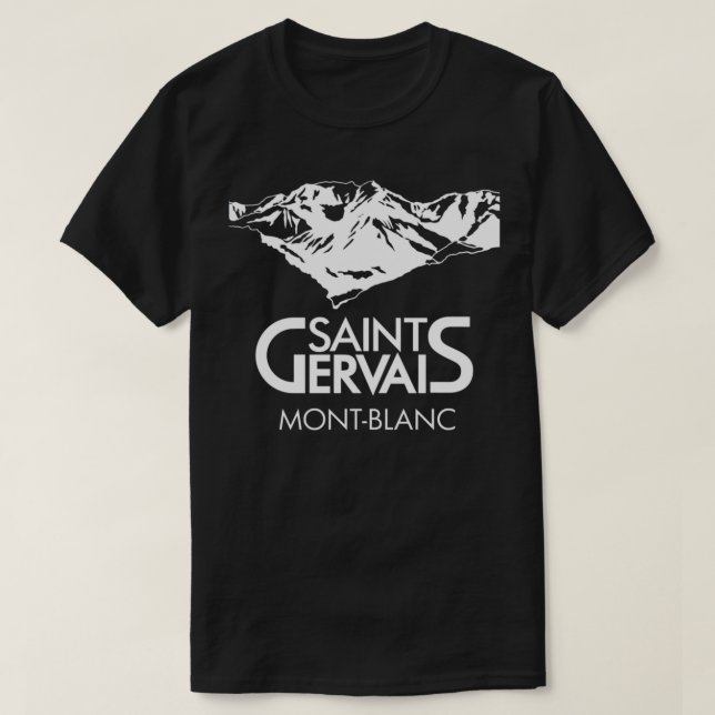 Saint Gervais Mont Blanc Klassischer T - Shirt (Design vorne)