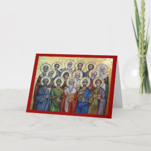 Saint-Guérisseurs et Unmercenaires Carte orthodoxe