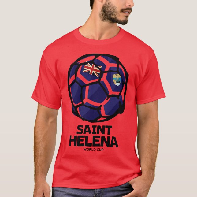 Saint Helena Country Flag T-Shirt (Vorderseite)