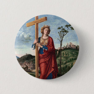 Saint Helena von Cima da Conegliano Button