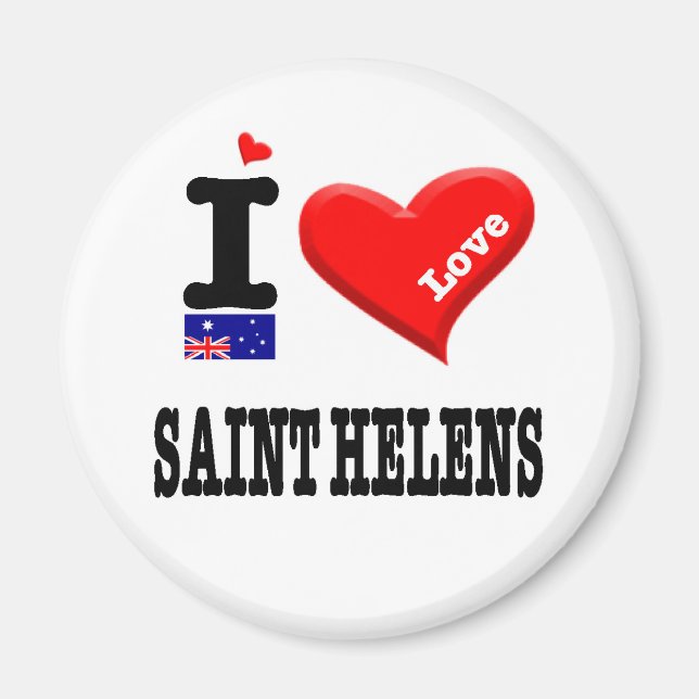 SAINT HELENS - I LIEBE MAGNET (Vorne)