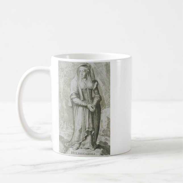 Saint Hildegard von Bingen Kaffeetasse (Links)