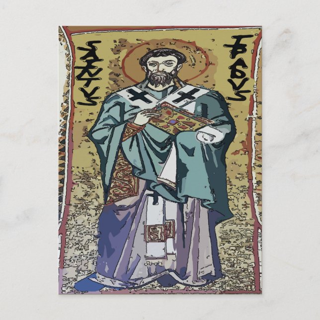 Saint Ipad Postkarte (Vorderseite)