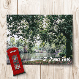 Saint James Park in London Postkarte