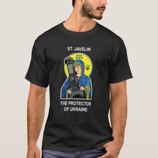 Saint Javelin Protector of Ukraine Support T-Shirt
