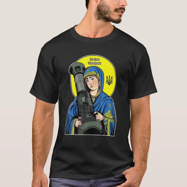 Saint Javelin Saint NLA I Stand mit der Ukraine T-Shirt (Vorderseite)