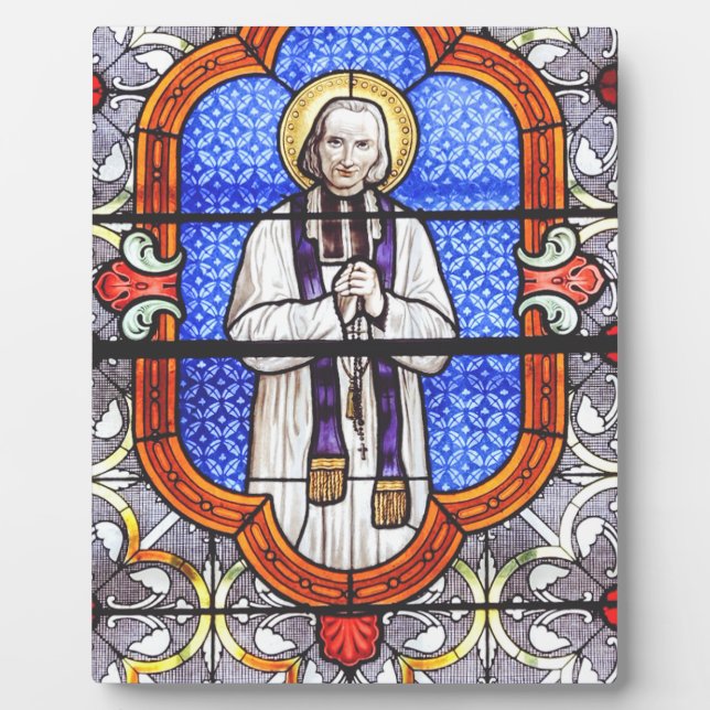 Saint Jean Baptiste Marie Vianney Fotoplatte (Vorderseite)