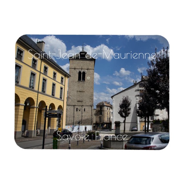 Saint-Jean-de-Maurienne, Savoie, Frankreich Magnet (Horizontal)