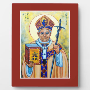 Saint Jean Paul le Grand (Pape JP2) Plaque d'icône
