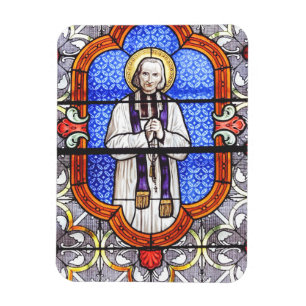 Saint Jean Vianney Premium Soul Guide Kunst Druck Magnet