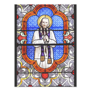 Saint Jean Vianney Premium Soul Guide Kunstposter Fotodruck