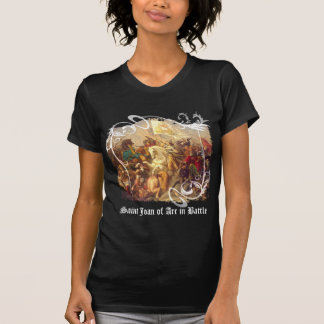 Saint Jeanne d'Arc dans le T-shirt foncé des