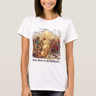 Saint Jeanne d'Arc dans le T-shirt léger des
