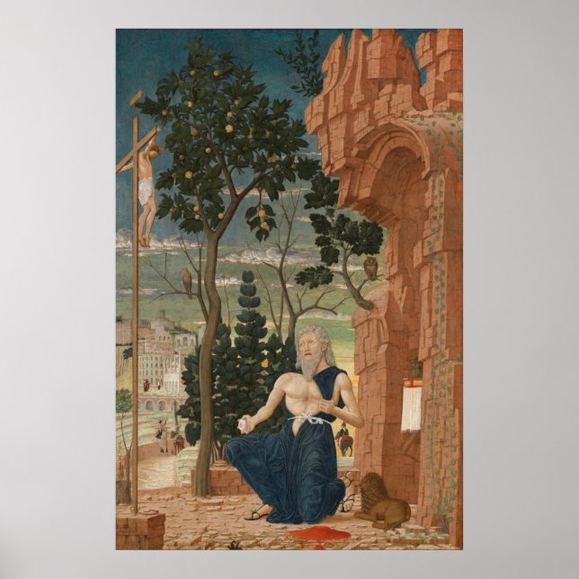 Saint Jerome - Andrea Mantegna Kunstposter Poster (Vorne)