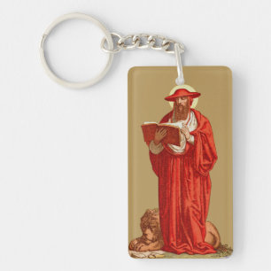 Saint Jérôme, cardinal avec Lion (P 004)