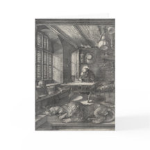 Saint Jerome in Seiner Studie von Albrecht Durer