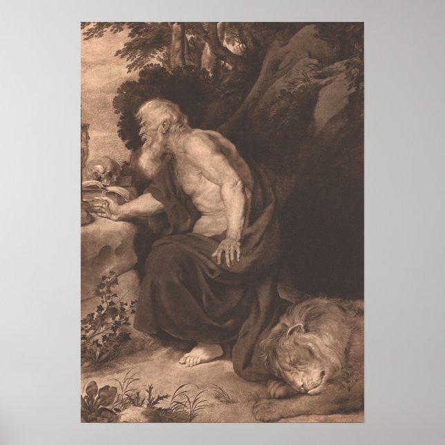 Saint Jerome Poster (Vorne)