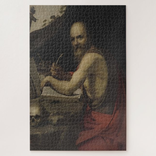 Saint Jerome von Caravaggio (Vertikal)