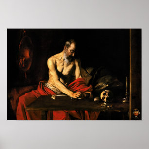 Saint Jerome Writing Poster