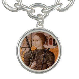 Saint Joan Arc Charm Bracelet Armband