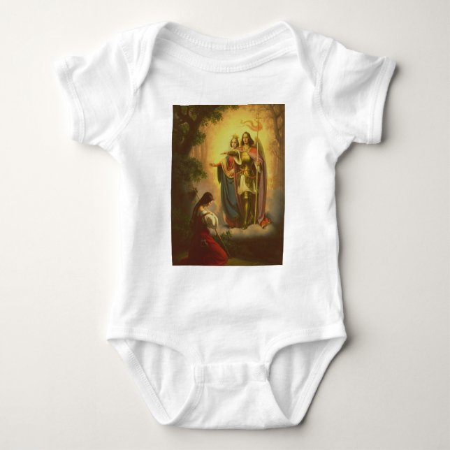 Saint Joan of Arc Baby Strampler (Vorderseite)
