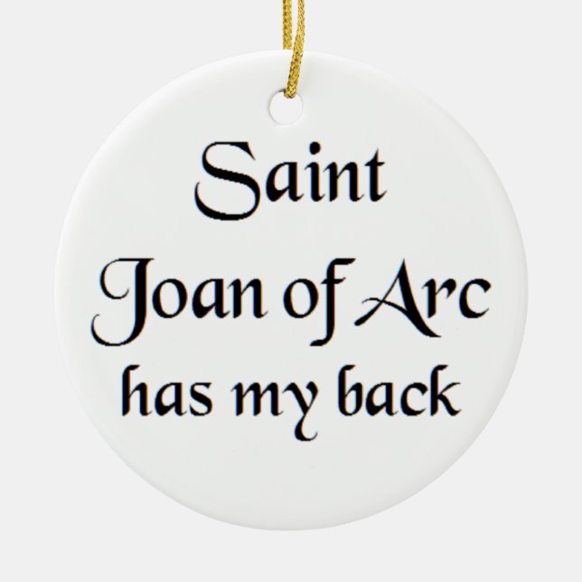 saint joan of arc coffee mug keramik ornament (Vorne)