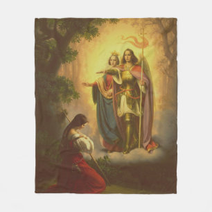 Saint Joan of Arc Fleecedecke