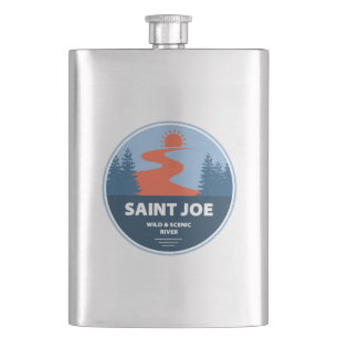 Saint Joe Wild und Landschaftlicher Fluss Idaho Flachmann