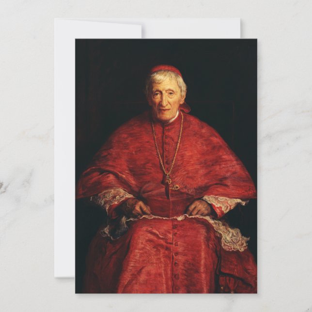 Saint John Henry Newman Englischer Theologe Einladung (Vorderseite)