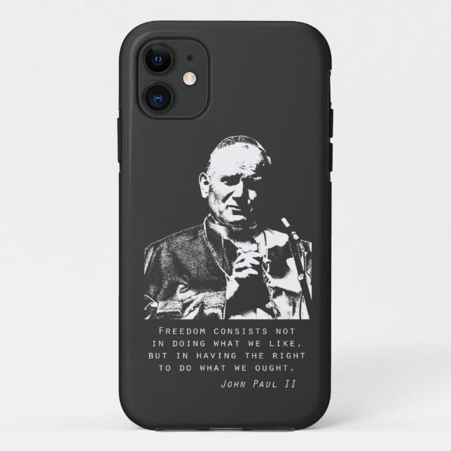 Saint John Paul II. Case-Mate iPhone Hülle (Rückseite)
