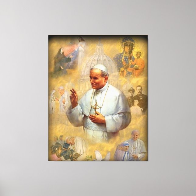Saint John Paul II, JP2, San Giovanni Paolo II Leinwanddruck (Vorderseite)