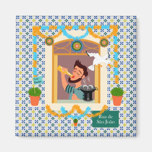 Saint John Portusese Festa Neighbor Magnet