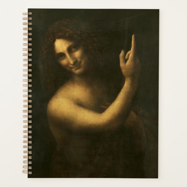 Saint John the Baptist by Leonardo da Vinci Planer (Vorderseite)