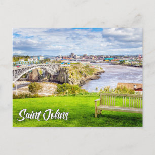 Saint Johns, New Brunswick, Kanada Postkarte