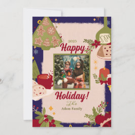 Saint Jolly Joyeux Noël Photo Cartes de fin de ann