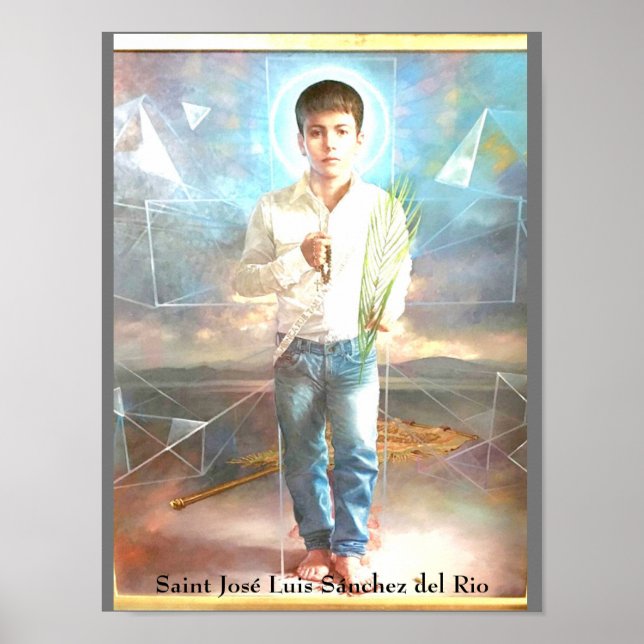 Saint José Luis Sánchez del Rio Card Poster (Vorne)