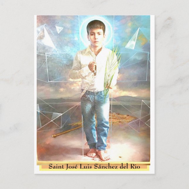 Saint José Luis Sánchez del Rio Card Postkarte (Vorderseite)