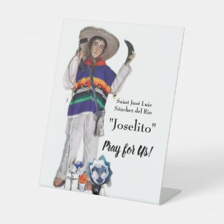 Saint José Luis Sánchez del Rio Card Sockelschild