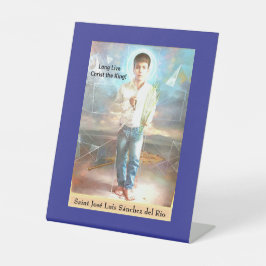 Saint José Luis Sánchez del Rio Sockelschild
