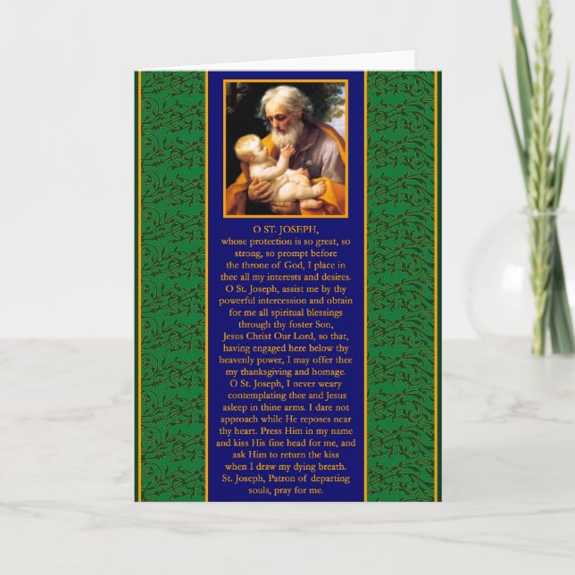 Saint Joseph Card Karte (Vorderseite)