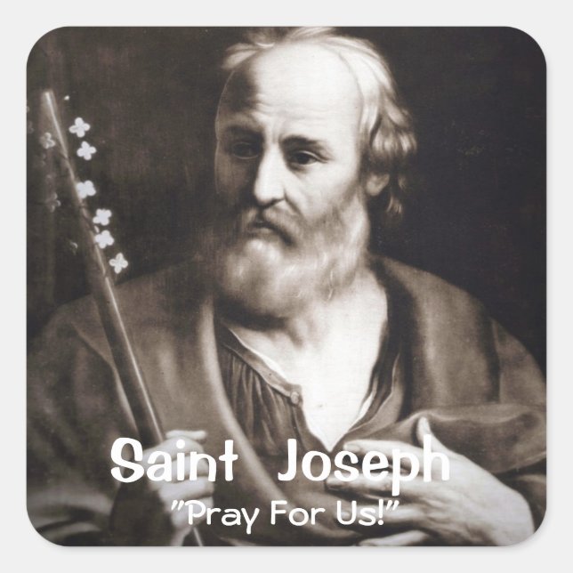 Saint Joseph Custom Sticker (Vorderseite)